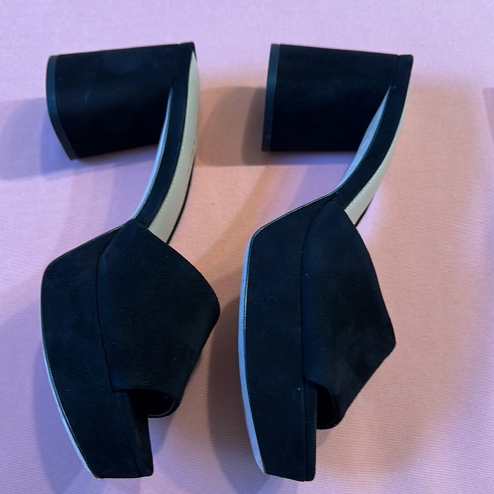 New Veronica Beard Black Women's Slide Sandals size 8. - Picture 5 of 10